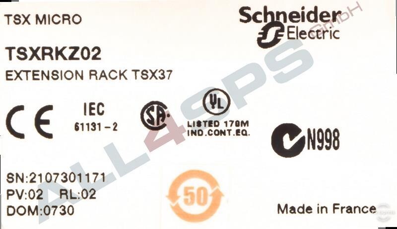 SCHNEIDER ELECTRIC EXTENSION RACK, TSXRKZ02