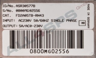 BALDOR STUBLI SERVO DRIVE, ASR30577B, FD2A05TB-RN43