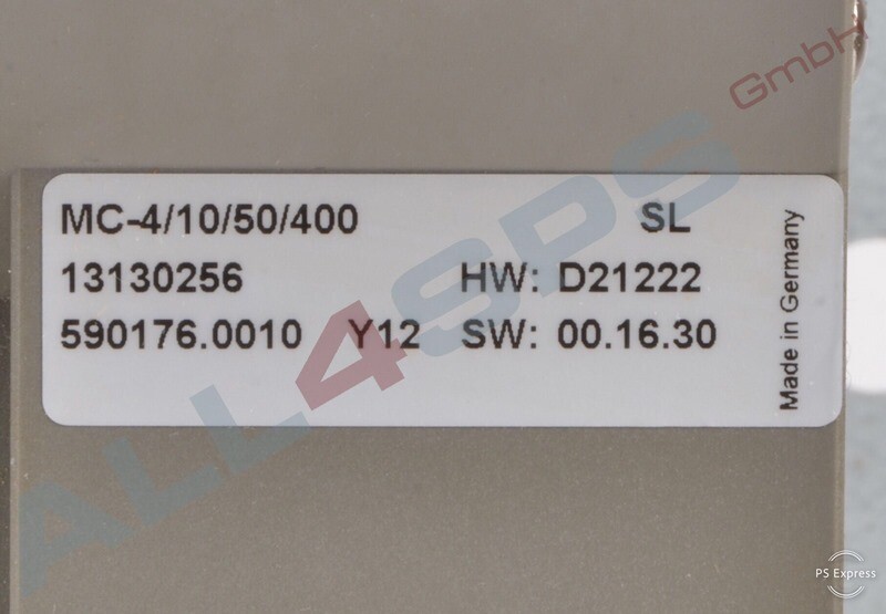 ELAU PAC DRIVE MC-4, SERVO AMPLIFER, 13130256, MC-4/10/50/400