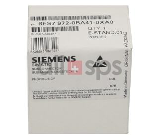 SIMATIC DP ANSCHLUSSSTECKER, 6ES7972-0BA41-0XA0