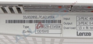 LENZE VECTOR 9300 FREQUENZUMRICHTER, EVS9328-ESV004