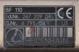HEIDENHAIN BF 110 FLACHBILDSCHIRM 26720903, BF110