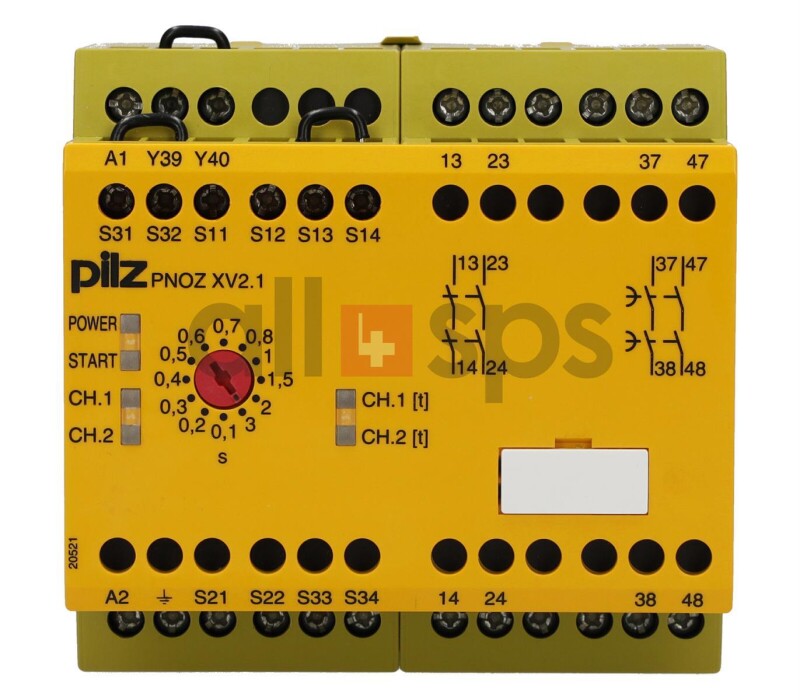PILZ PNOZ XV2.1 SICHERHEITSSCHALTGERAET, 774552