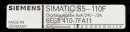 SIEMENS SIMATIC S5, DIGITALAUSGABE 410 FUER AG-S5-110F, 6ES5410-7FA11