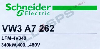 SCHNEIDER ELECTRIC FILTER 340KW, VW3 A7 262,  LFM-4V340
