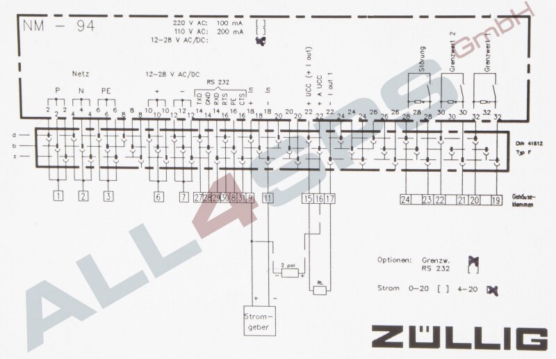 ZLLIG MESSVERSTRKER, NM-94, AMI-19, 1370C