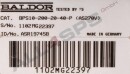 BALDOR POWER SUPPLY, ASR19745B, BPS10-200-20-40-P