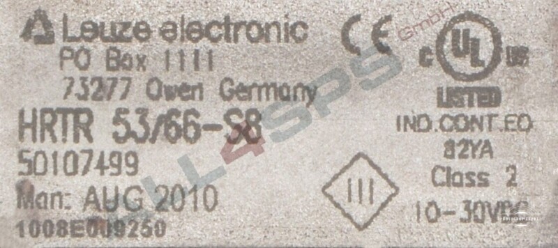 LEUZE LICHTTASTER, 50107499, HRTR 53/66-S8