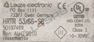 LEUZE LICHTTASTER, 50107499, HRTR 53/66-S8