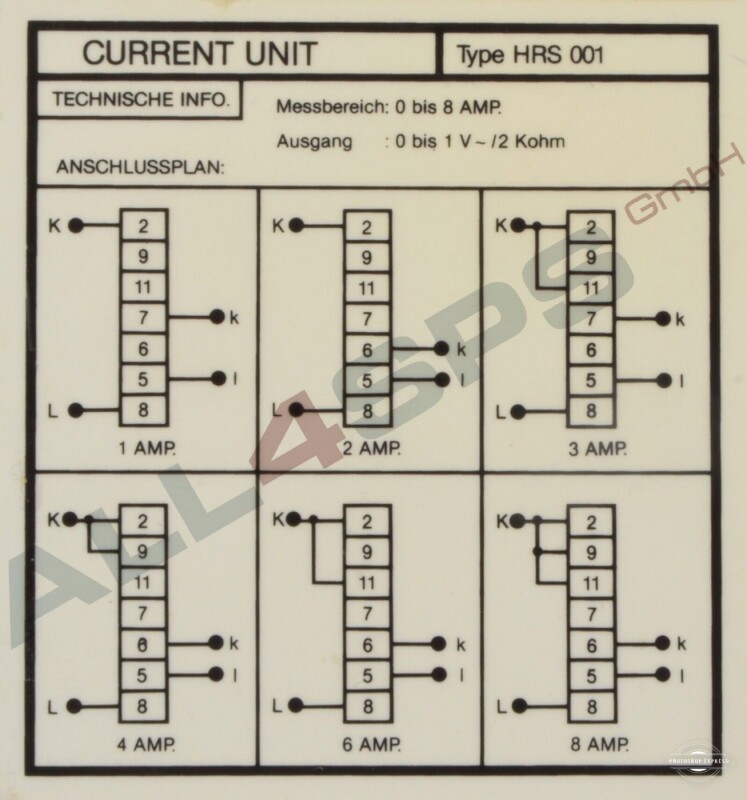 ARTIS CURRENT UNIT, HRS 001