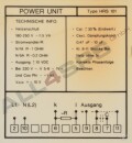 ARTIS POWER UNIT, HRS 101