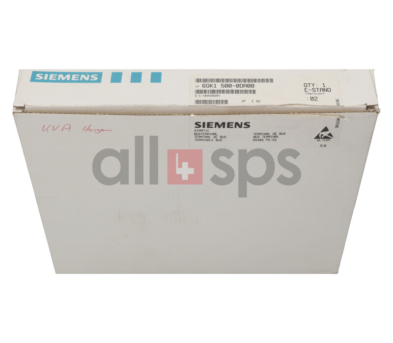 SIEMENS BUSTERMINAL RS 485, 6GK1500-0DA00