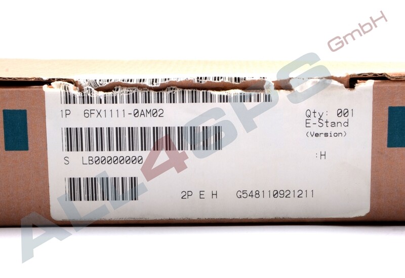 SINUMERIK 3 GA4A/G,N SLAVE CPU MIT RAM, 6FX1111-0AM02