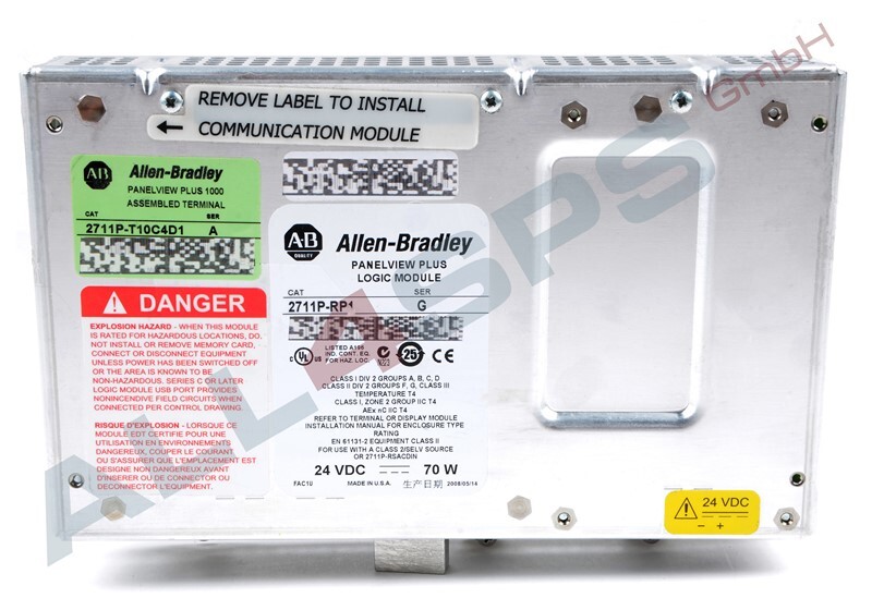 ALLEN BRADLEY LOGIC MODULE 64MB FLASH/RAM FOR PANELVIEW, 2711P-RP1