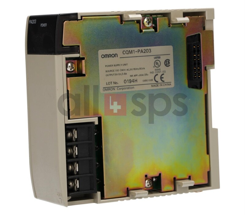 OMRON POWER SUPPLY, CQM1-PA203