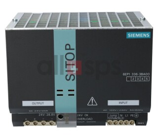 SITOP MODULAR 20 GEREGELTE STROMVERSORGUNG - 6EP1336-3BA00