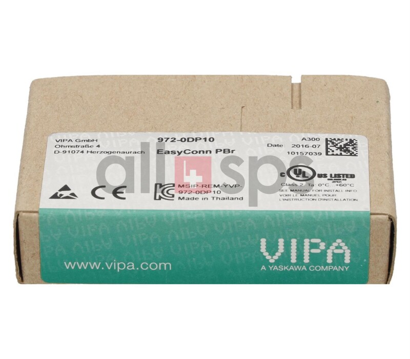 VIPA EASYCONN PROFIBUS STECKER - 972-0DP10