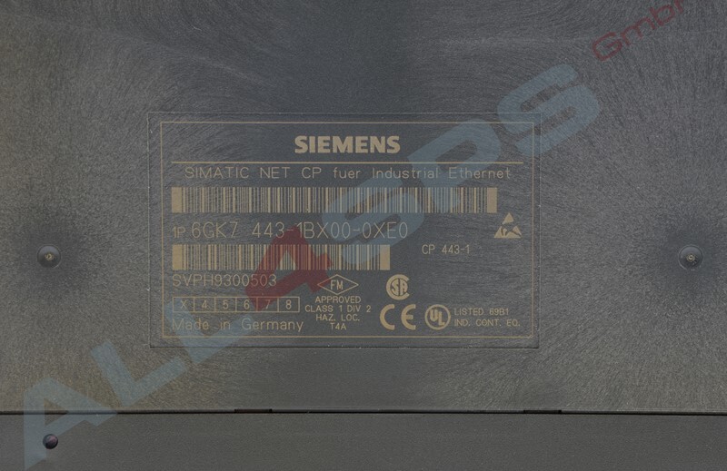 SIMATIC NET, CP 443-1 KOMMUNIKATIONSPROZESSOR, 6GK7443-1BX00-0XE0