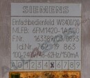 SIEMENS BEDIENFELD WS 400-20, 6FM1420-1AA00