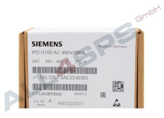 SINAMICS G150 REPLACEMENT IPD CARD, 6SL3351-3AE33-8DB0, A5E02222377