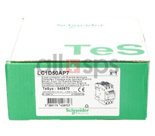 SCHNEIDER ELECTRIC 3 POLE CONTACTOR, LC1D50A