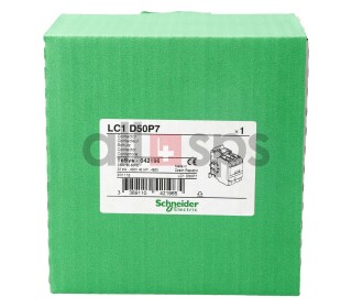 SCHNEIDER ELECTRIC CONTACTOR, LC1 D50