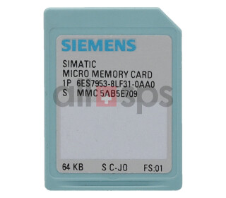 SIMATIC S7 MICRO MEMORY CARD, 6ES7953-8LF31-0AA0