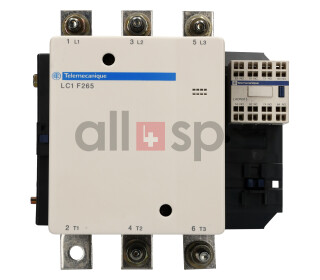 SCHNEIDER ELECTRIC CONTACTOR, LC1 F265