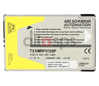 SCHNEIDER AUTOMATION (AEG), RAM MEM. CARD, TSXMRP0128P GEBRAUCHT (US)