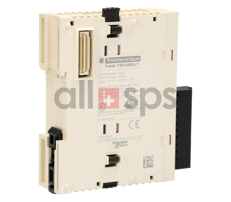 TELEMECANIQUE TWIDO EXPANSION MODULE, TWDAMI4LT