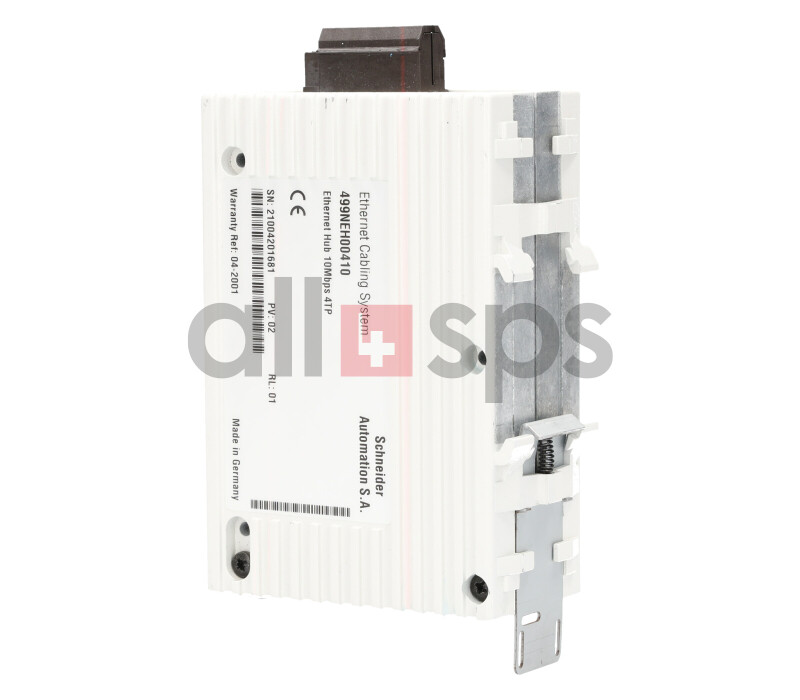 SCHNEIDER AUTOMATION ETHERNET HUB, 499NEH00410