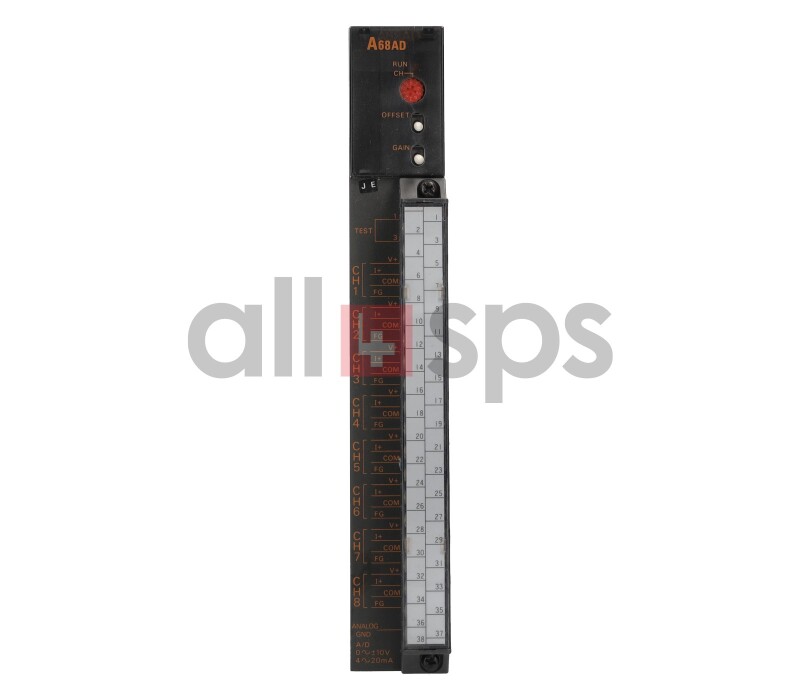 MITSUBISHI MELSEC ANALOG INPUT MODULE, A68AD