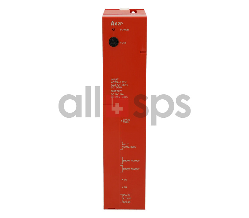 MITSUBISHI MELSEC POWER SUPPLY MODULE, A62P