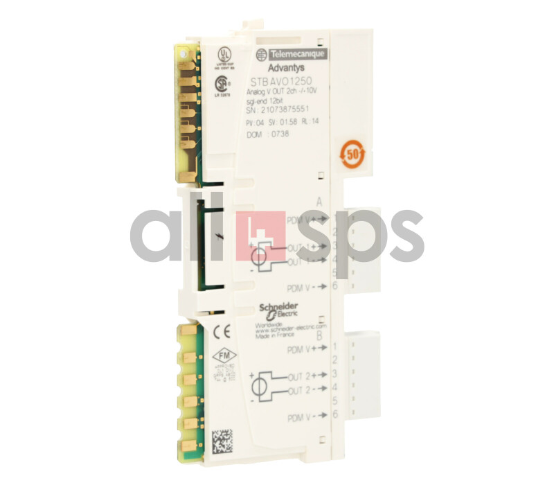 TELEMECANIQUE ANALOG OUTPUT MODUL, STBAVO1250