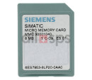 SIMATIC S7 MICRO MEMORY CARD, 8 MBYTE - 6ES7953-8LP20-0AA0