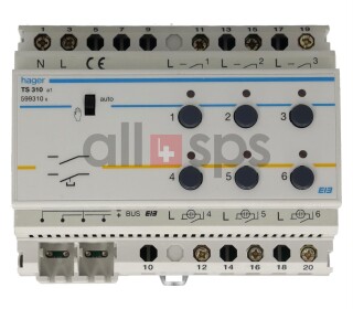 HAGER TEBIS EINGANGSGERAET 6 FACH, 599310, TS310 A1