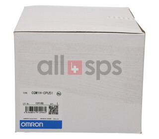 OMRON PROGRAMMABLE CONTROLLER CPU UNIT, CQM1H-CPU51 NEW SEALED (NS)
