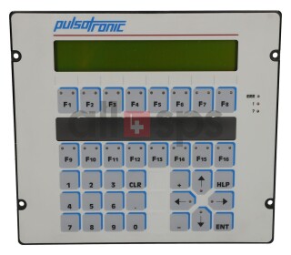 LAUER PULSTRONIC OPERATOR PANEL, PCS095