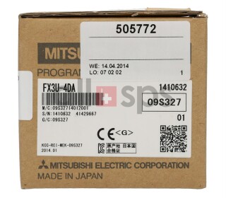 MITSUBISHI MELSEC PROGRAMMABLE CONTROLLER, FX3U-4DA