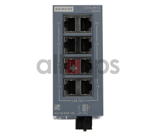 SIEMENS SCALANCE XB008 UNMANAGED SWITCH,...
