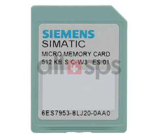 SIMATIC S7 MICRO MEMORY CARD, 6ES7953-8LJ20-0AA0 USED (US)