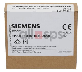 SIEMENS SIPLUS ET 200SP, INPUT MODUL, 6AG1131-6TF00-7CA0