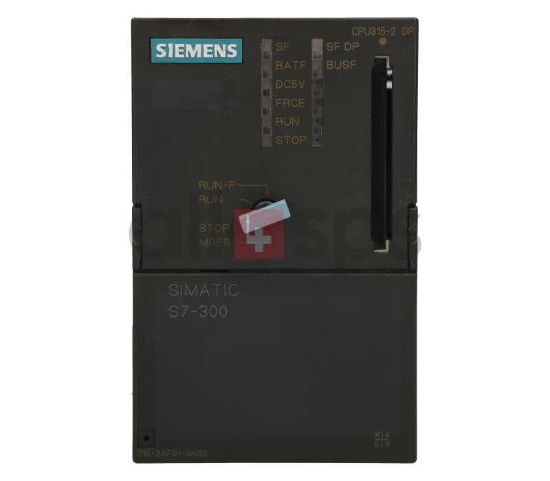 SIMATIC S7-300, CPU 315-2 DP ZENTRALBAUGRUPPE, 6ES7315-2AF01-0AB0