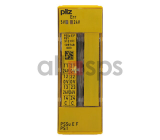 PILZ PSSU E F PS1 ELECTRONIC MODULE, 312191 USED (US)