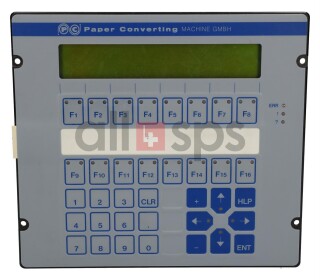 LAUER OPERATOR PANEL, PCS 095, PG095.507.A