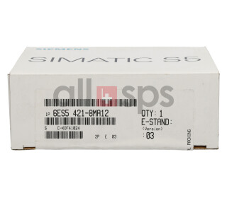 SIMATIC S5 DIGITALEINGABE 421 - 6ES5421-8MA12 ORIGINALVERPACKT (NS)