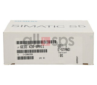 SIMATIC S5 DIGITAL INPUT MODULE 420, 6ES5420-8MA11 NEW SEALED (NS)