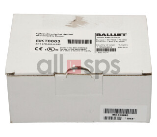 BALLUFF PHOTOELECTRIC SENSOR, BKT0003