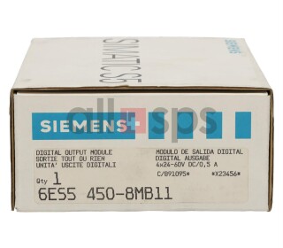 SIMATIC S5 DIGITALAUSGABE 450, 6ES5450-8MB11 ORIGINALVERPACKT (NS)