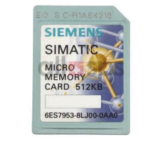 SIMATIC S7 MICRO MEMORY CARD 512KB - 6ES7953-8LJ00-0AA0